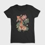 Koi Fish Lotus Illustration 04, Tricou Femei