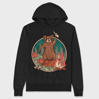 Raccoon Beer, Hanorac Oversize Barbati (Unisex)