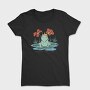 King Of The Pond Cottagecore Frog, Tricou Femei