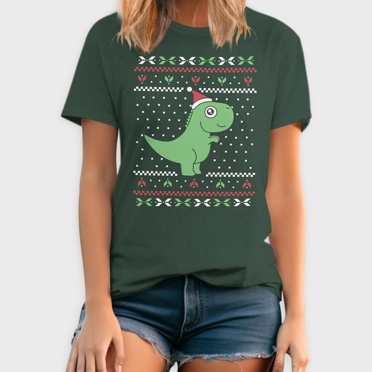 Trex Ugly Sweater, Tricou Barbati (Unisex)