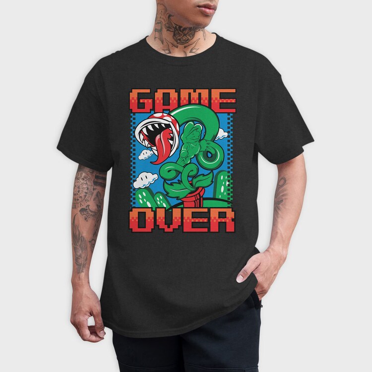 Game Over Mario Bros, Tricou Barbati (Unisex)
