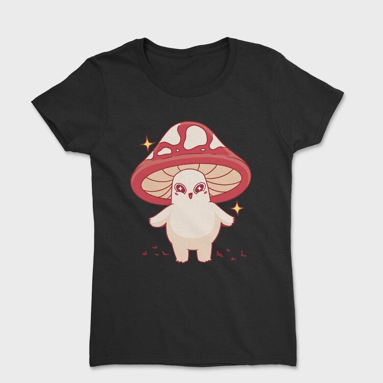 Kawaii Mushroom Character, Tricou Femei