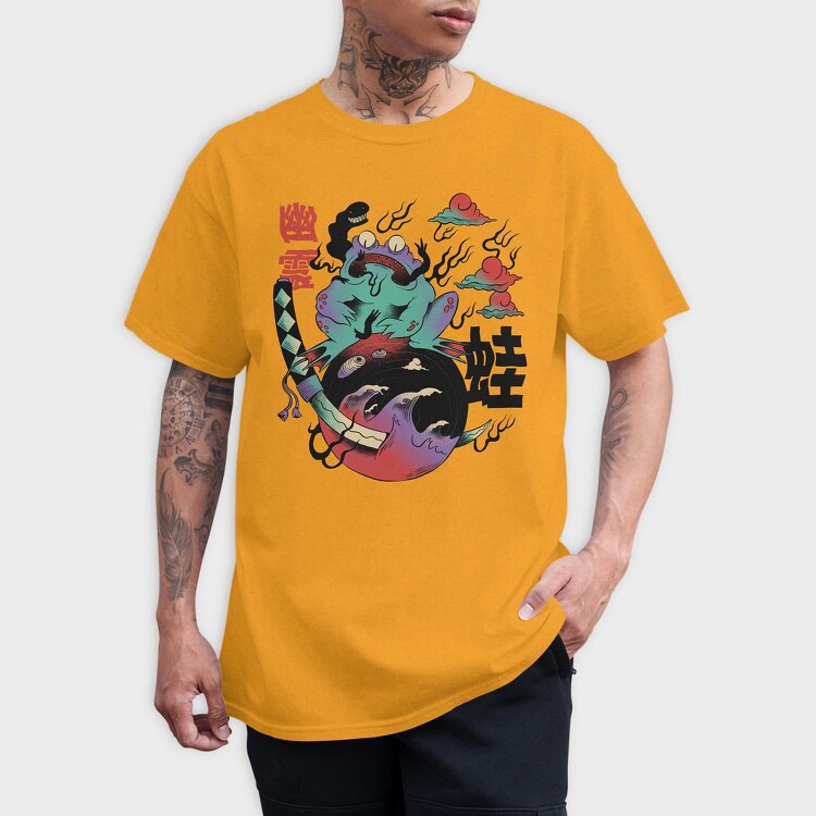 Psychedelic Japanese 02, Tricou Barbati (Unisex)