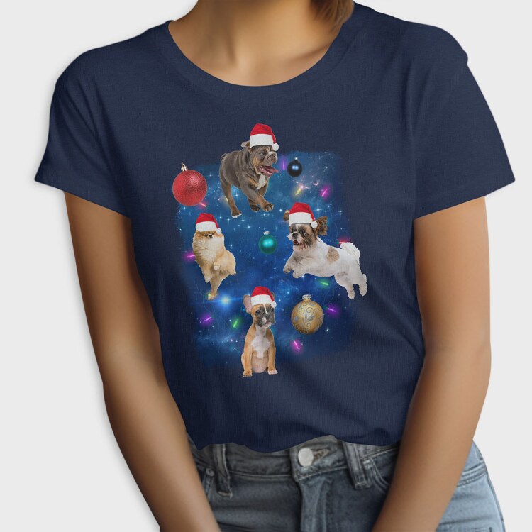 Xmas Dogs, Tricou Femei