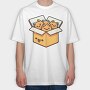 Kitten Nuggets Box, Tricou Oversize Barbati (Unisex)