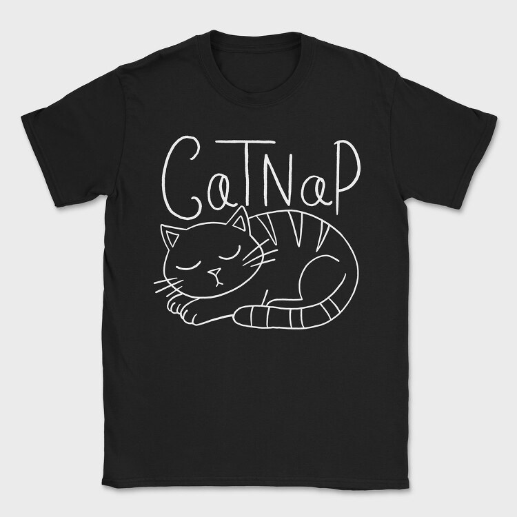 Cat Taking A Nap, Tricou Barbati (Unisex)