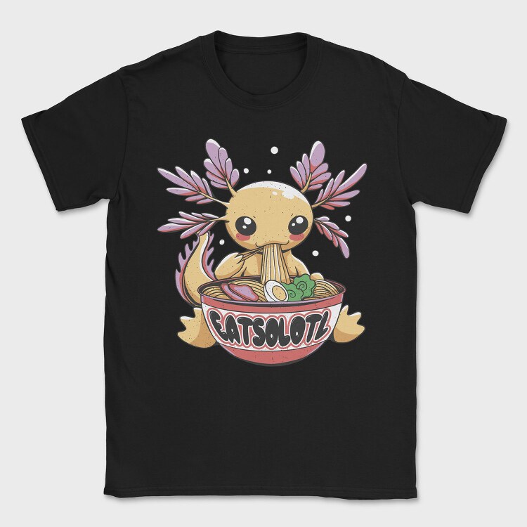 Kawaii Ramen Axolotl, Tricou Barbati (Unisex)