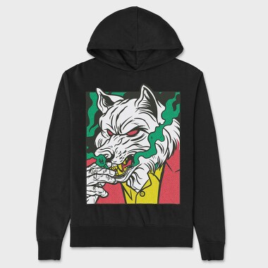 Wolf Smoke Comics, Hanorac Oversize Barbati (Unisex)