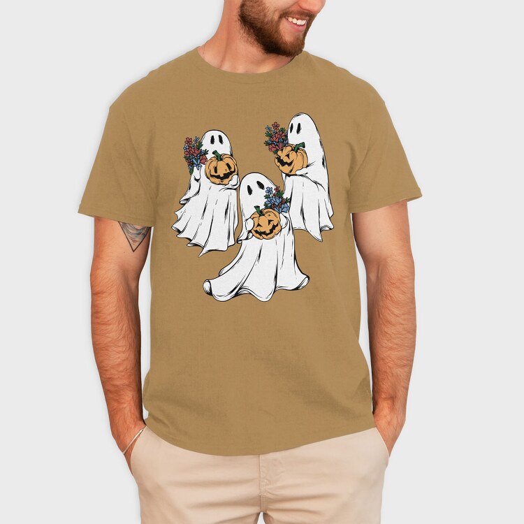 Ghosts Halloween, Tricou Barbati (Unisex)