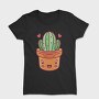 Kawaii Cactus In A Pot, Tricou Femei