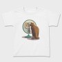 Cat Tiger Reflection Kitty Mirror, Tricou Copii