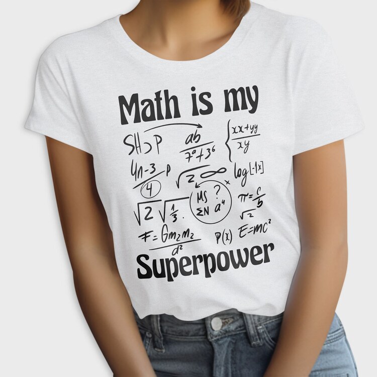 Math Superpower, Tricou Femei