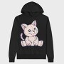 Cat Toy Plushie, Hanorac Oversize Barbati (Unisex)