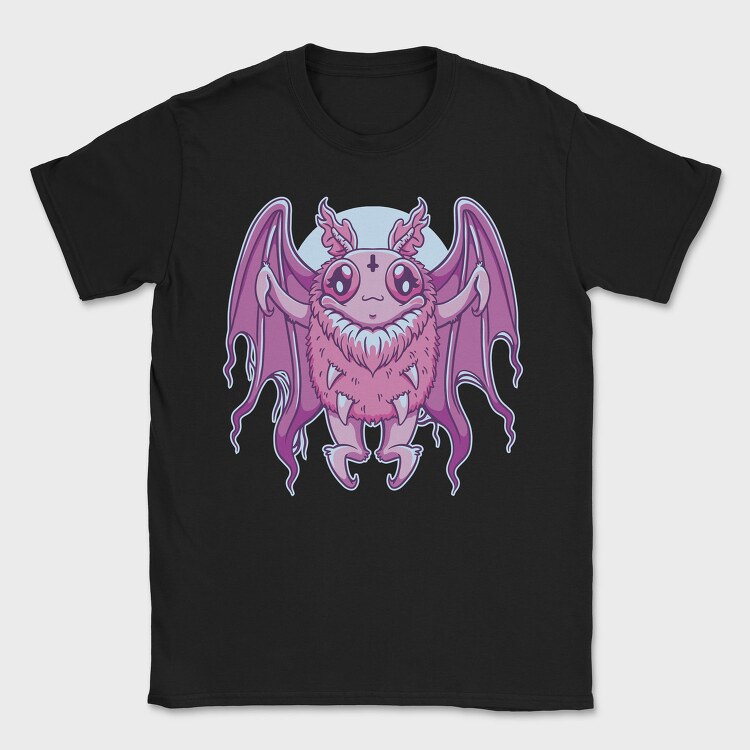 Kawaii Goth Mothman, Tricou Barbati (Unisex)
