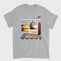 Cat Vaporwave Glitch 2 Vapurrwave, Tricou Barbati (Unisex)