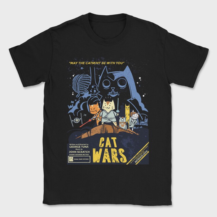 Cat Wars, Tricou Barbati (Unisex)