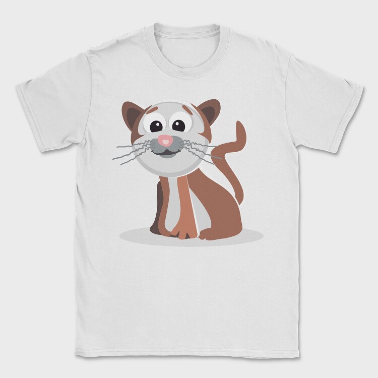 Cat Whiskers Smile, Tricou Barbati (Unisex)