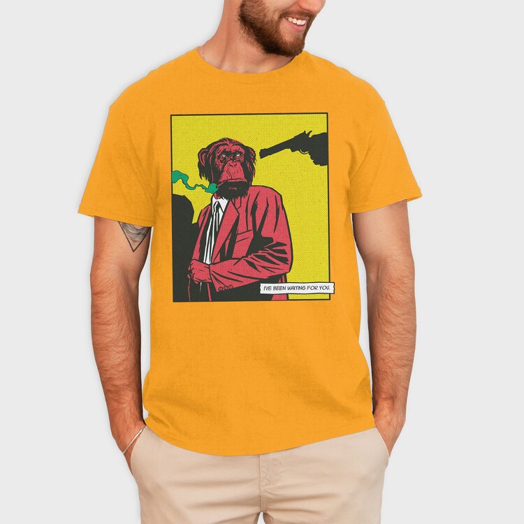 Monkey Gun Comics, Tricou Barbati (Unisex)