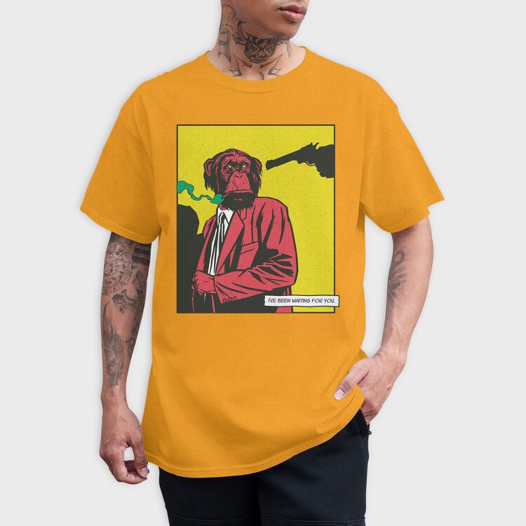 Monkey Gun Comics, Tricou Barbati (Unisex)