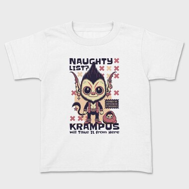 Krampus Naughty List, Tricou Copii