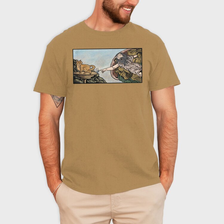 Creation Moment Cat, Tricou Barbati (Unisex)