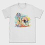 Labrador Retriever Watercolor, Tricou Barbati (Unisex)