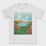 Lake Sight Painting, Tricou Barbati (Unisex)