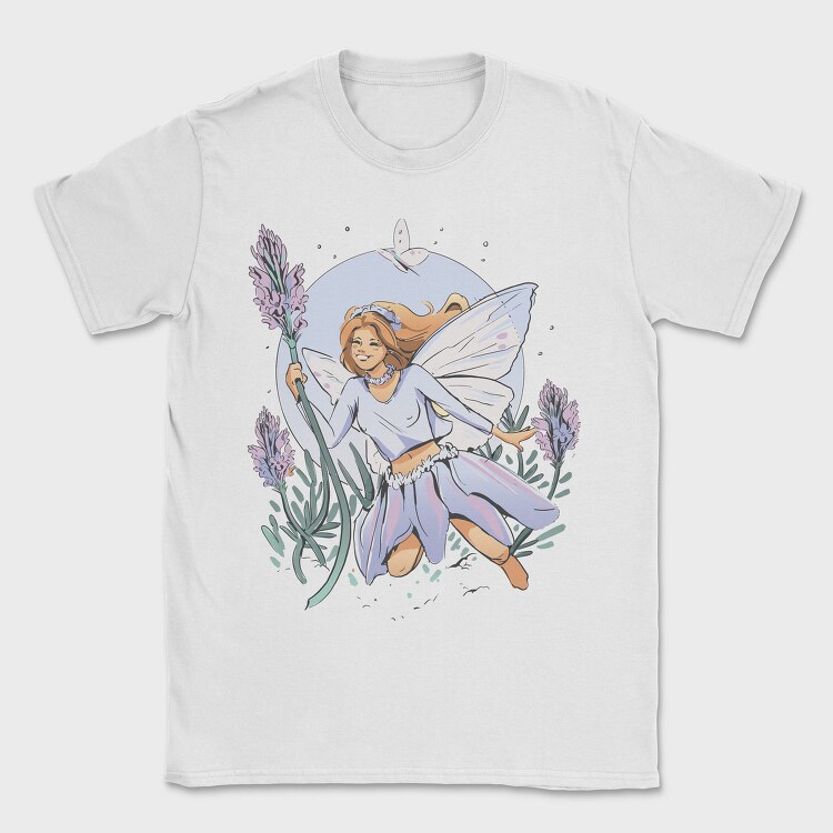 Lavender Fairy Cottagecore, Tricou Barbati (Unisex)