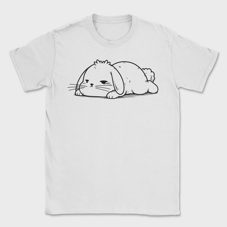 Lazy Bunny, Tricou Barbati (Unisex)