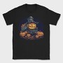 Halloween Pumpkin Train King, Tricou Barbati (Unisex)