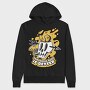 Halloween Skull Retro Cartoon Dead Is Better, Hanorac Oversize Barbati (Unisex)