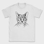 Hand Drawn Cat, Tricou Barbati (Unisex)