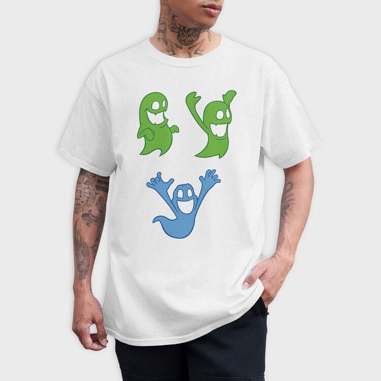Goob Greenie Ghost, Tricou Barbati (Unisex)