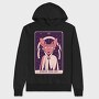 Cat Wizard Mystical Tarot Card Horus The Si, Hanorac Oversize Barbati (Unisex)