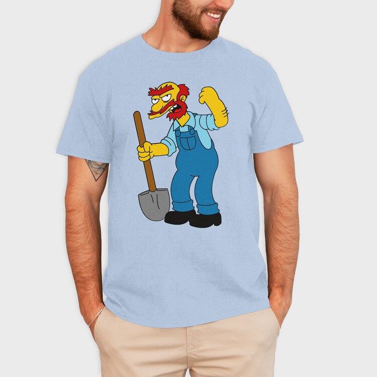 Groundskeeper Willie, Tricou Barbati (Unisex)