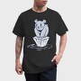 Polar Bear Alone, Tricou Barbati (Unisex)