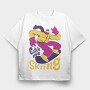 Catch Me Skiing Trend Winter Snowboard, Tricou Oversize Barbati (Unisex)