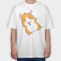 Hammy Huggles, Tricou Oversize Barbati (Unisex)