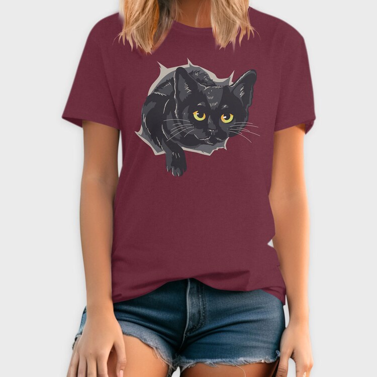 Black Cat Box, Tricou Barbati (Unisex)
