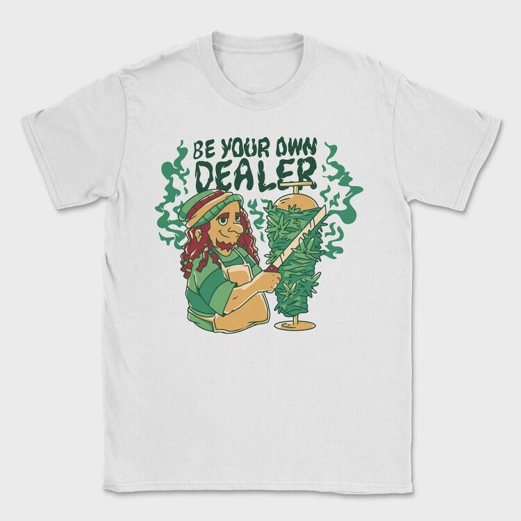 Be Your Own Dealer Cannabis Kebab Doner Kebab Man Weed Bud, Tricou Barbati (Unisex)