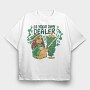 Be Your Own Dealer Cannabis Kebab Doner Kebab Man Weed Bud, Tricou Oversize Barbati (Unisex)