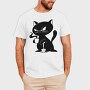 Black Cat Coffee, Tricou Barbati (Unisex)
