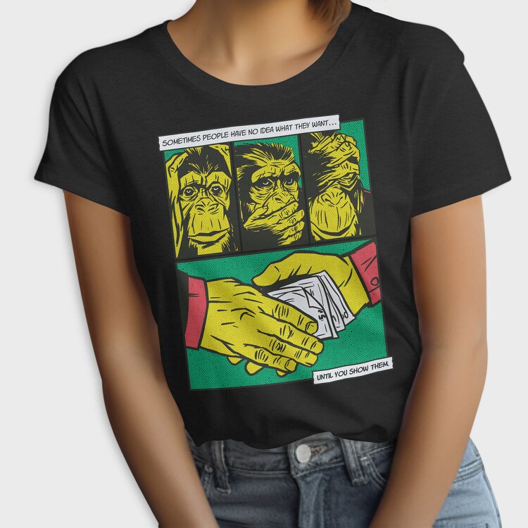 Monkey Money Comics, Tricou Femei