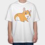 Hammy Smiley, Tricou Oversize Barbati (Unisex)