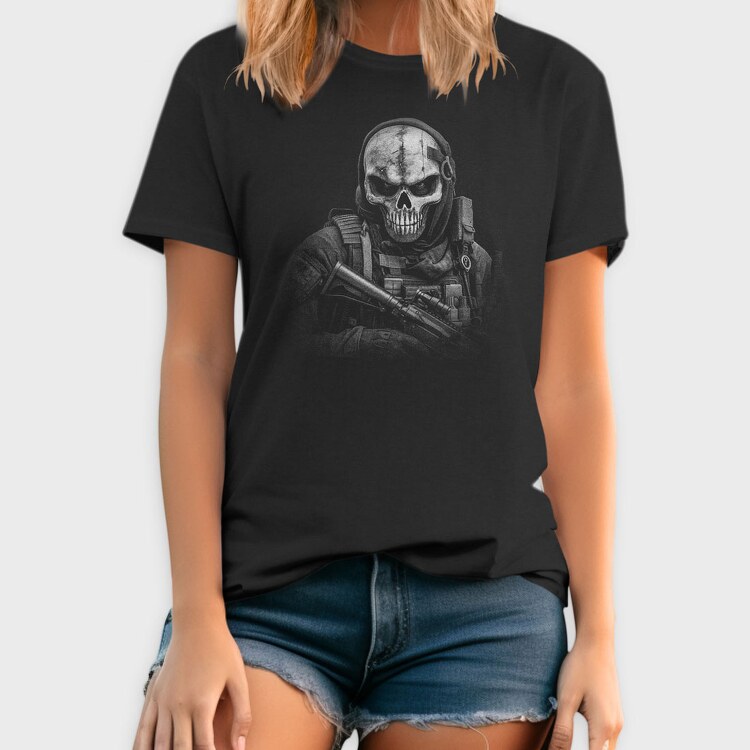 Skull Mask Special Forces, Tricou Barbati (Unisex)