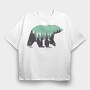 Bear Forest, Tricou Oversize Barbati (Unisex)