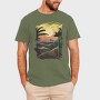 Hawaiian Landscape, Tricou Barbati (Unisex)