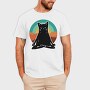 Yoga Cat 2, Tricou Barbati (Unisex)