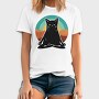 Yoga Cat 2, Tricou Barbati (Unisex)