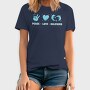 Heart Dolphin, Tricou Barbati (Unisex)